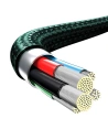 Buy Baseus Rapid Series 3-in-1 cable USB-C micro USB / Lightning / USB-C, 20W, 1.5m (green) - BSU3094GRN - {ean13} - Home Screen Store Europe