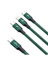Kup USB-C 3-in-1 Kabel Baseus Rapid Series, micro USB / Lightning / USB-C, 20W, 1.5m (grün) - BSU3094GRN - {ean13} - Sklep Home Screen