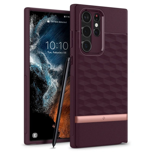Kup Case Caseology Parallax Samsung Galaxy S22 Ultra Burgunderrot - CSL047BRG - {ean13} - Sklep Home Screen