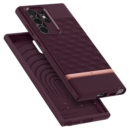 Kup Case Caseology Parallax Samsung Galaxy S22 Ultra Burgunderrot - CSL047BRG - {ean13} - Sklep Home Screen