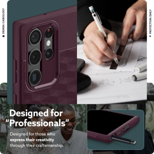 Kup Etui Caseology Parallax Samsung Galaxy S22 Ultra Burgundy - CSL047BRG - {ean13} - Sklep Home Screen