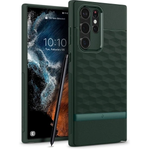 homescreen.pl - Etui Caseology Parallax Samsung Galaxy S22 Ultra Midnight Green