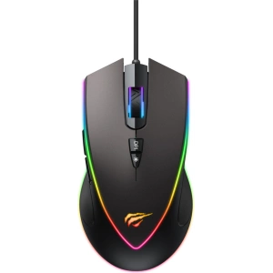 Kup Maimuță de gaming Havit MS1017 RGB 800-6400 DPI (negru & ocru) - HVT149BLKOCH - {ean13} - Sklep Home Screen
