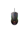 Herní myš Havit MS1017 RGB 800-6400 DPI (černá&okrová)