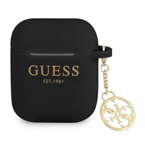 Kup Etui Guess GUA2LSC4EK Apple AirPods negru/black Silicone Charm 4G Collection - GUE1607BLK - {ean13} - Sklep Home Screen