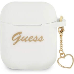 Kup Etui Guess GUA2LSCHSH Apple AirPods alb/white Silicon Charm Heart Collection - GUE1609WHT - {ean13} - Sklep Home Screen