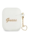 Kup Etui Guess GUA2LSCHSH Apple AirPods alb/white Silicon Charm Heart Collection - GUE1609WHT - {ean13} - Sklep Home Screen