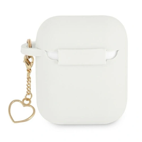 Kup Etui Guess GUA2LSCHSH Apple AirPods alb/white Silicon Charm Heart Collection - GUE1609WHT - {ean13} - Sklep Home Screen