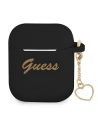 Case Guess GUA2LSCHSK Apple AirPods schwarz/schwarz Silikon Charm Herz Kollektion