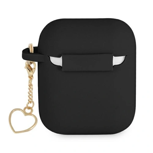 Kup Etui Guess GUA2LSCHSK Apple AirPods negru/black Silicone Charm Heart Collection - GUE1610BLK - {ean13} - Sklep Home Screen