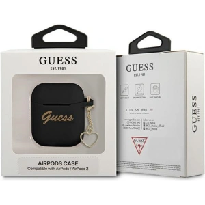 Kup Etui Guess GUA2LSCHSK Apple AirPods czarny/black Silicone Charm Heart Collection - GUE1610BLK - {ean13} - Sklep Home Screen