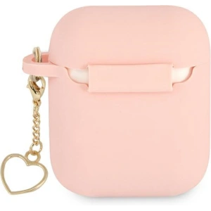 Kup Etui Guess GUA2LSCHSP Apple AirPods różowy/pink Silicone Charm Heart Collection - GUE1611PNK - {ean13} - Sklep Home Screen