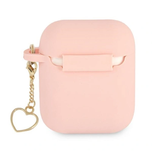 Kup Etui Guess GUA2LSCHSP Apple AirPods roz/roz Silicon Charm Heart Collection - GUE1611PNK - {ean13} - Sklep Home Screen