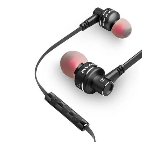 Kup AWEI căști stereo ES-10TY jack de 3,5mm negru. - AWEI094BLK - {ean13} - Sklep Home Screen