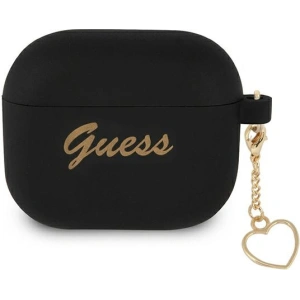 Kup Etui Guess GUA3LSCHSK Apple AirPods 3 czarny/black Silicone Charm Heart Collection - GUE1612BLK - {ean13} - Sklep Home Screen