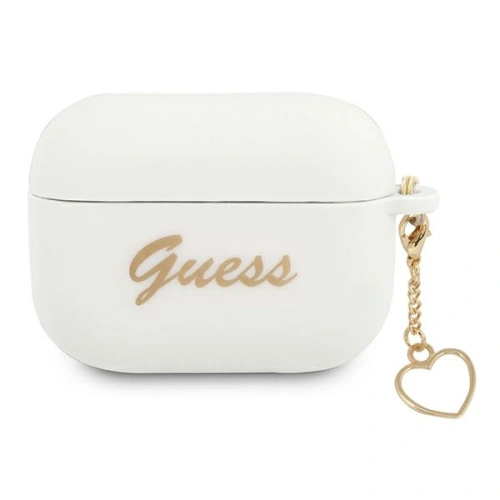 Kup Etui Guess GUAPLSCHSH Apple AirPods Pro bílý/white Silicone Charm Heart Collection - GUE1613WHT - {ean13} - Sklep Home Screen