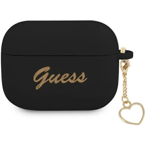 Kup Etui Guess GUAPLSCHSK Apple AirPods Pro czarny/black Silicone Charm Heart Collection - GUE1614BLK - {ean13} - Sklep Home Screen