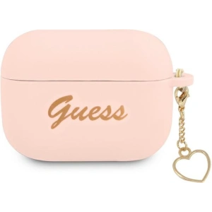 Kup Etui Guess GUAPLSCHSP Apple AirPods Pro różowy/pink Silicone Charm Heart Collection - GUE1615PNK - {ean13} - Sklep Home Screen