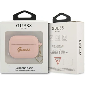 Buy Guess GUAPLSCHSP Apple AirPods Pro pink Silicone Charm Heart Collection - GUE1615PNK - {ean13} - Home Screen Store Europe