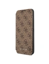 homescreen.pl - Etui Guess GUBKS22MG4GFBR Samsung Galaxy S22+ Plus brązowy/brown book 4G Metal Gold Logo