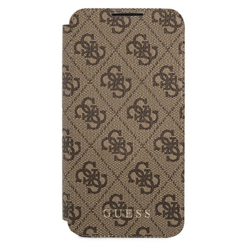 Kup Etui Guess GUBKS22MG4GFBR Samsung Galaxy S22+ Plus brązowy/brown book 4G Metal Gold Logo - GUE1618BR - {ean13} - Sklep Home Screen