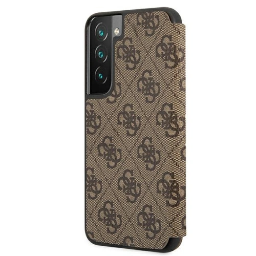 Kup Etui Guess GUBKS22MG4GFBR Samsung Galaxy S22+ Plus brązowy/brown book 4G Metal Gold Logo - GUE1618BR - {ean13} - Sklep Home Screen