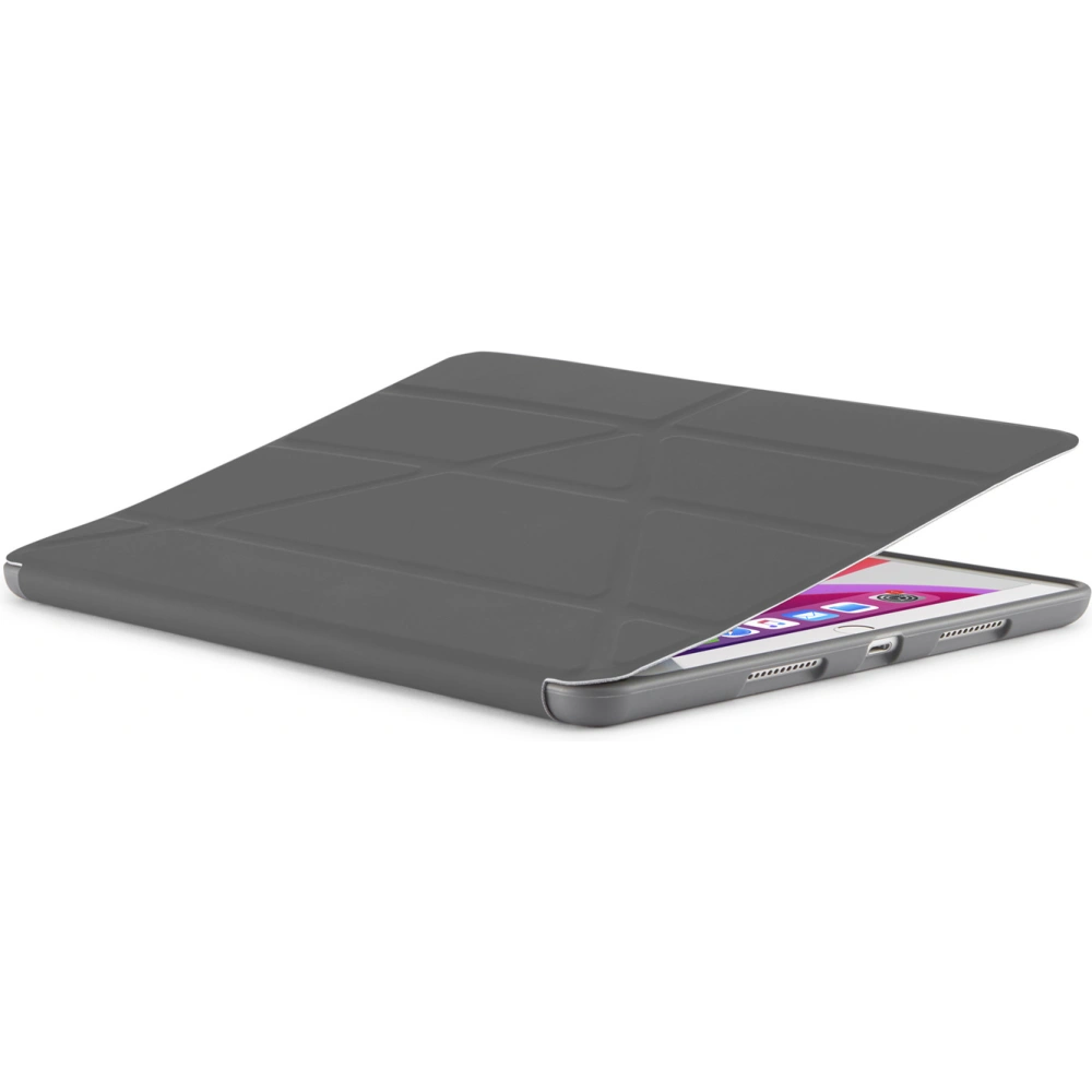 Etui Pipetto Origami No3 Pencil Case Apple iPad 10.2 2019/2020/2021 (7., 8. i 9 generacji) (ciemnoszary)