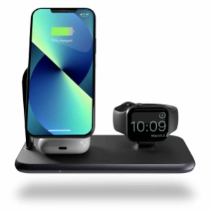 Kup Bezdrátová nabíječka ZENS Aluminium Magnetic + Hodinový 4in1 bezdrátový nabíječ 20W MagSafe (černý) - ZENS005BLK - {ean13} - Sklep Home Screen