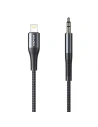 AWEI CL-116L Lightning/Jack 3.5 adapter fekete