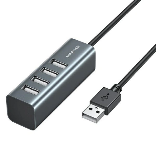 Kup HUB AWEI CL-122 4xUSB-A/USB-A schwarz/black - AWEI099BLK - {ean13} - Sklep Home Screen