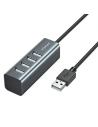 HUB AWEI CL-122 4xUSB-A/USB-A schwarz/black