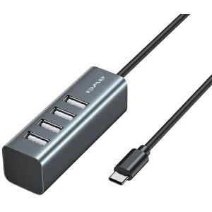 Kup HUB AWEI CL-122T 4xUSB-A/USB-C czarny/black - AWEI100BLK - {ean13} - Sklep Home Screen