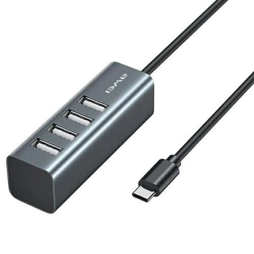 Kup HUB AWEI CL-122T 4xUSB-A/USB-C černý/black - AWEI100BLK - {ean13} - Sklep Home Screen
