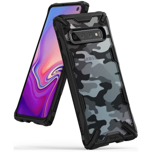 Kup Etui Ringke Fusion-X Design Samsung Galaxy S10 Camo (Moro) Fekete - RGK862MOB - {ean13} - Sklep Home Screen