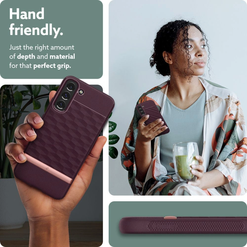 Etui Caseology Parallax Samsung Galaxy S22 Burgundy