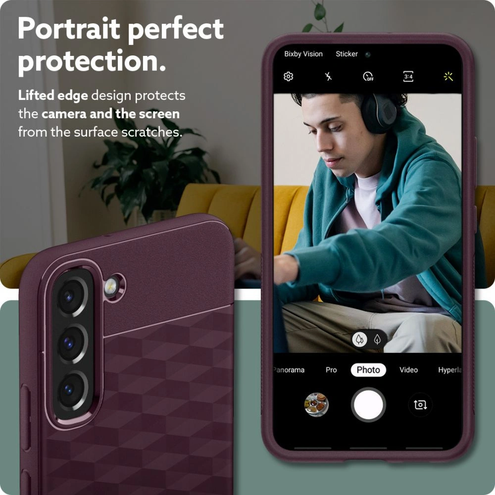 Etui Caseology Parallax Samsung Galaxy S22 Burgundy