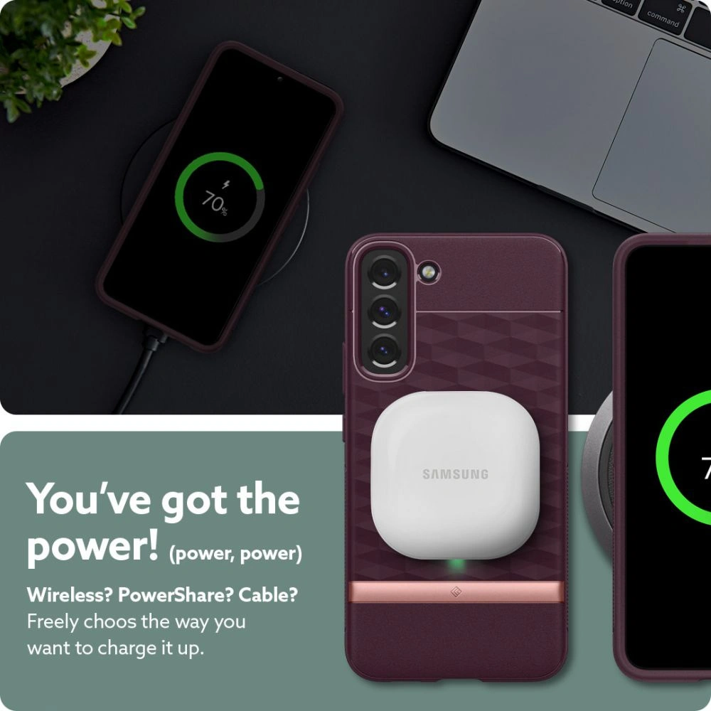 Etui Caseology Parallax Samsung Galaxy S22 Burgundy