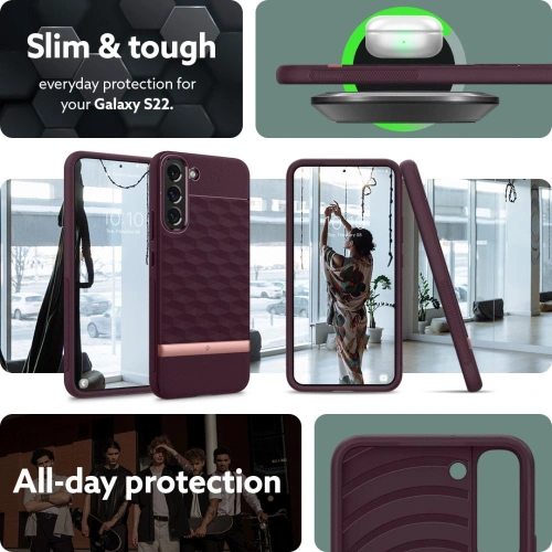 Kup Etui Caseology Parallax Samsung Galaxy S22 Burgundy - CSL050BRG - {ean13} - Sklep Home Screen