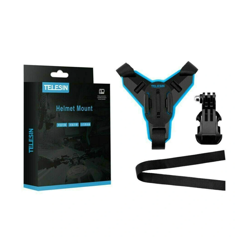 Zestaw mocowania na kask Telesin do kamer sportowych (GP-HBM-MT7)