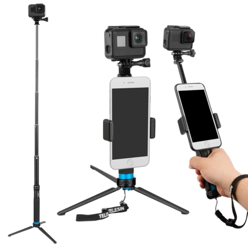 Kup Selfie-Stick / Stativ Telesin für Action-Kameras (GP-MNP-090-S) - TLS032 - {ean13} - Sklep Home Screen