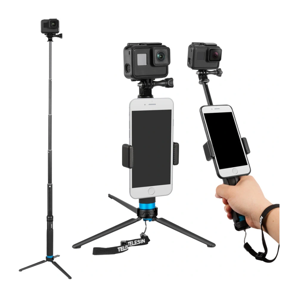 Selfie stick / statyw Telesin do kamer sportowych (GP-MNP-090-S)