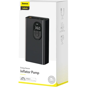 Baseus Inflator Pump with Energy Source 2500 mAh (black)