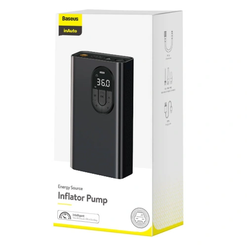 Kup Mini compresor auto Baseus cu acumulator de 2500mAh (negru) - BSU3095BLK - {ean13} - Sklep Home Screen