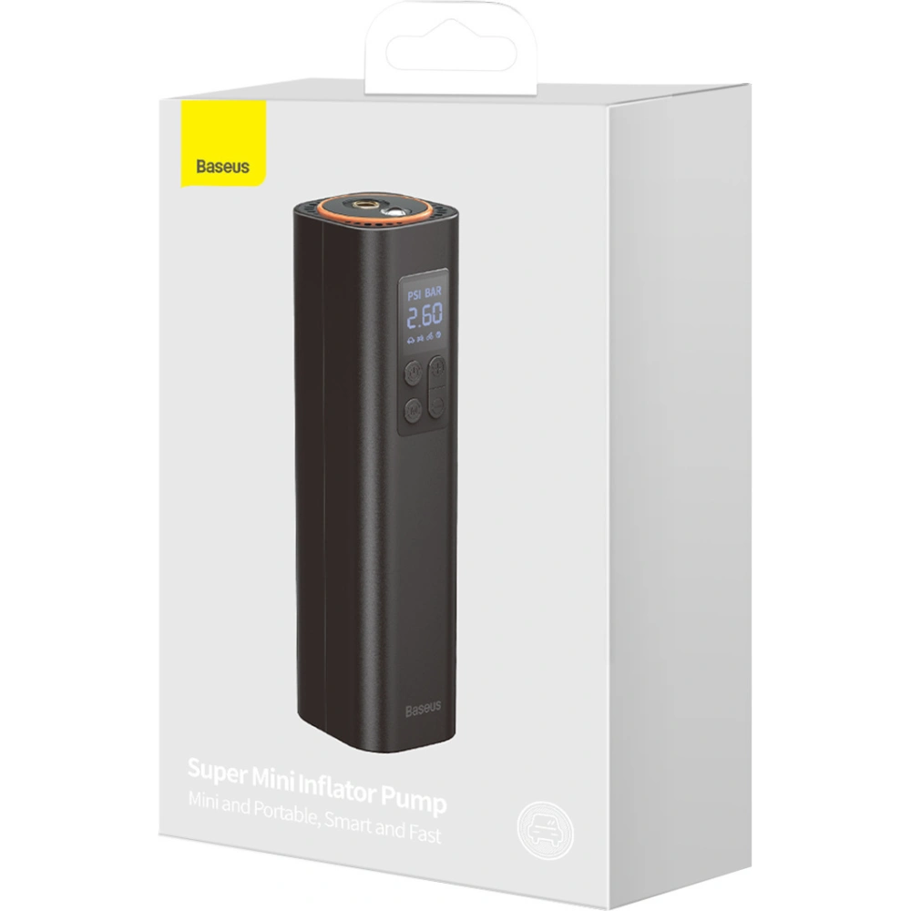 Mini kompresor samochodowy Baseus (czarny)