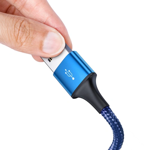 Kup Kabel USB 3w1 Baseus Rapid Series, micro USB / Lightning / USB-C, 20W, 1.2m (modrý) - BSU3098BLU - {ean13} - Sklep Home Screen