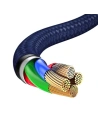 Buy Baseus Rapid Series 3-in-1 cable USB-C For M+L+T 1.2m Blue - BSU3098BLU - {ean13} - Home Screen Store Europe