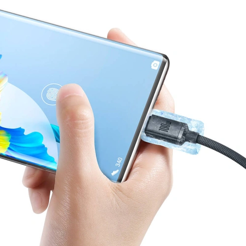 Kup Cablul USB la USB-C Baseus Crystal, 100W, 1.2m (negru) - BSU3099BLK - {ean13} - Sklep Home Screen