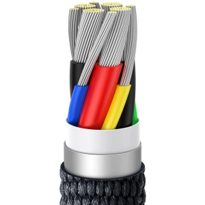 Baseus Crystal cable USB-C to USB-C, 100W, 1.2m (black)