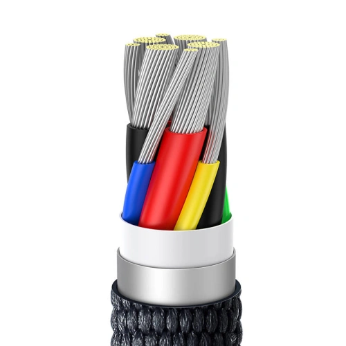 Kup Kabel USB-C do USB-C Baseus Crystal, 100W, 1.2m (černý) - BSU3105BLK - {ean13} - Sklep Home Screen