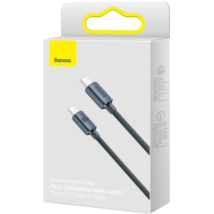 Baseus Crystal cable USB-C to USB-C, 100W, 1.2m (black)